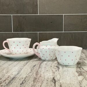 Shelley of England Teacup/Creamer/Sugar Bowl